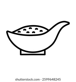 Illustration showing black icon of China attributes on white background