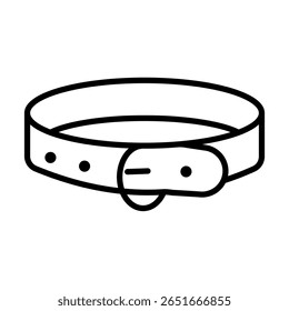 
Illustration showing a black icon of a dog accessory (food, leash, carrier, etc.) on a white background