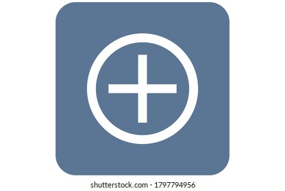 Illustration showing a plus mark