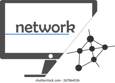An illustration showing a simple mesh network