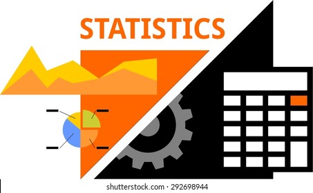 An illustration showing a statistics concept