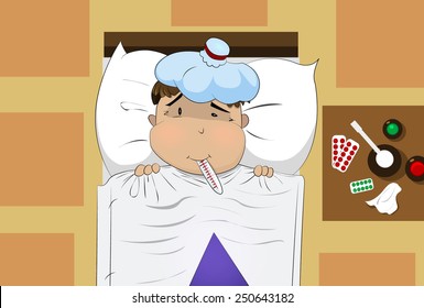 1,763 Sick Child Clip Art Images, Stock Photos & Vectors 