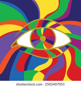 Illustration sight towards diversity concept.
