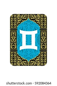 the illustration of a sign dedicated to the zodiac.