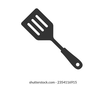 Illustration of a silhouette of a spatula.