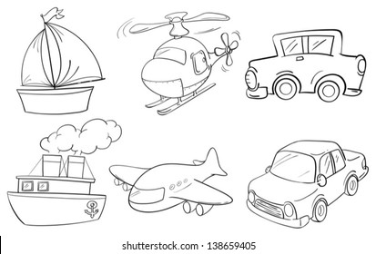 700 Black And White Sailing Clipart Images, Stock Photos & Vectors ...