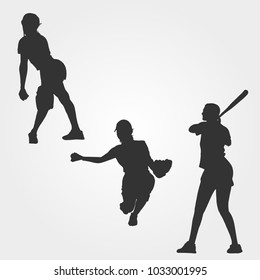 281 Baseball girl bat drawing Images, Stock Photos & Vectors | Shutterstock