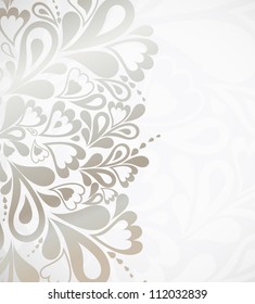 Illustration silver background for design. Vector