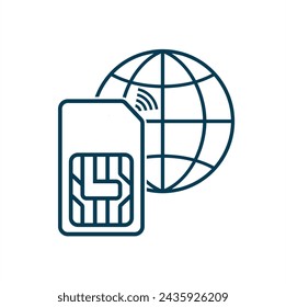 Abbildung der SIM-Karte, SIM-Karten-Technologie.