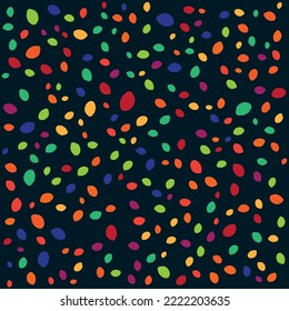 ILLUSTRATION EINFACHER ABSTRAKTER ZIRKKREIS-ROUNTER SEAMLESS PATTERN FLACHENVEKTOR