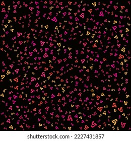 ILLUSTRATION SIMPLE ABSTRACT SHAPES ROUNDED PATTERN FLAT COLOR DARK COLOR BACKGROUND VECTOR