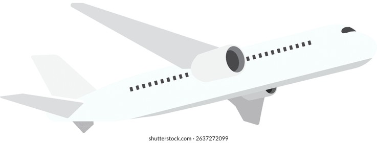 Illustration of a simple airplane