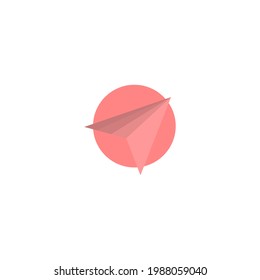 ILLUSTRATION SIMPLE ARROW WITH FLAT COLOR LOGO ICON DESIGN TEMPLATE VECTOR