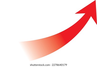 Ilustración de una flecha simple que se puede utilizar para tablas, etc.