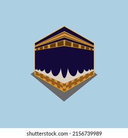 Illustration of ka’bah simple art