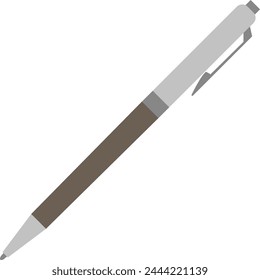 Illustration of a simple ballpoint pen
