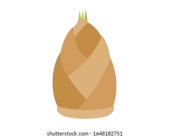 Es una ilustración de una simple sesión de bambú.