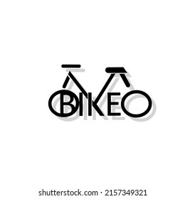 ilustración de un icono o logotipo de bicicleta simple en un estilo vectorial plano, adecuado para eventos comunitarios y de reunión, etc.
