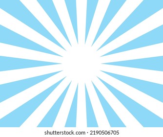 Illustration of a simple blue concentrated line