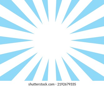 Illustration einer einfachen blauen, konzentrierten Linie