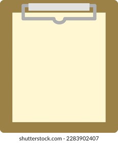 Illustration of a simple checklist binder