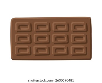 Illustration of a simple chocolate bar