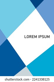 The illustration of simple cover design