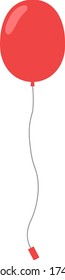 Illustration of a simple and cute balloon