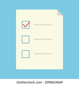 Illustration Of A Simple And Cute To-do