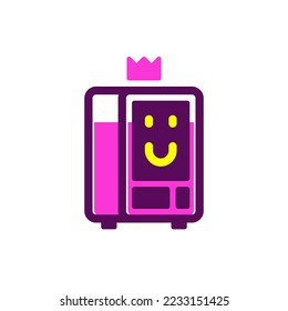 ilustración de una máquina expendedora simple