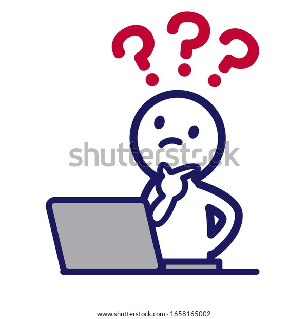 Illustration Simple Deformed Human Using Personal Stock Vector (Royalty ...