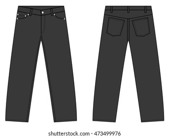 25,421 Pants template Stock Vectors, Images & Vector Art | Shutterstock