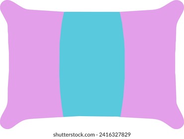 Illustration of a simple design of a cushion.