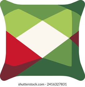 Illustration of a simple design of a cushion.