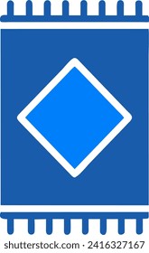 Illustration of a simple design rug.