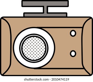 Illustration of a simple drive recorder