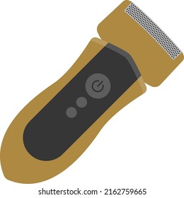 Illustration of a simple electric shaver
