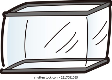 Illustration of a simple fish tank