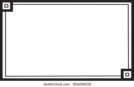
It is an illustration of a simple frame