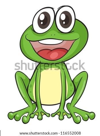 Illustration of a simple frog
