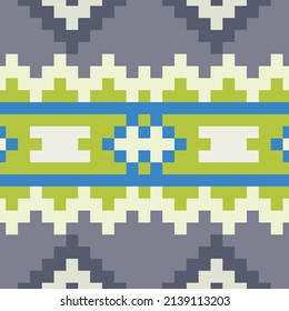 Illustration of Simple geometric ethnic pattern design for background or wallpaper. Abstract background. vector art,
