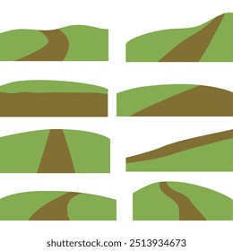 illustration simple of green grass
