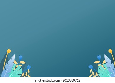 Illustration of a simple greeting card using a flash design technique with dark pastel colors but still elegant