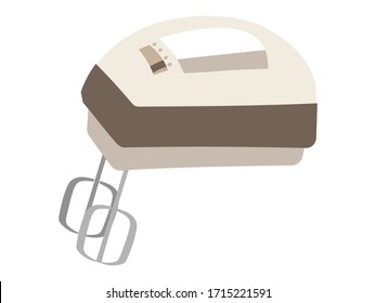 Illustration of a simple hand mixer