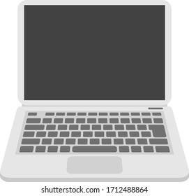 Illustration eines einfachen Notebooks