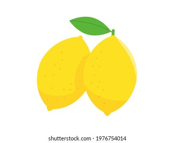 It is an illustration of a simple lemon.