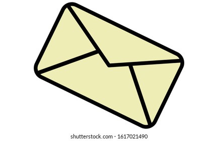 Illustration of a simple letter