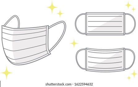 Illustration of a simple mask