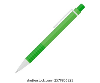 Illustration of a simple mechanical pencil.　Writing utensils. 