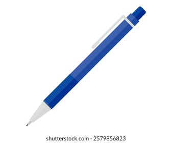 Illustration of a simple mechanical pencil.　Writing utensils. 